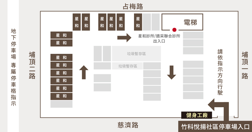 星和診所(新竹市)特約停車場